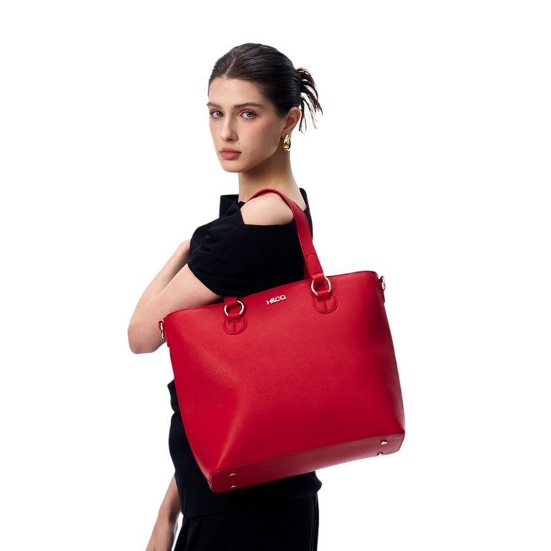 101226182-Cartera-tote-H-Co-roja-para-mujer