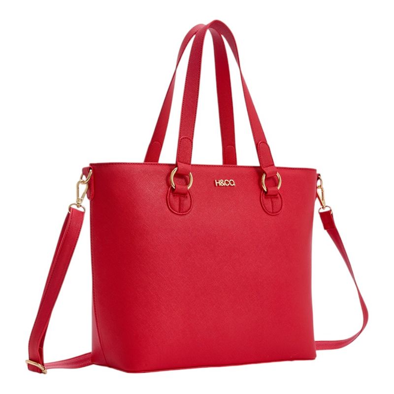 101226182-Cartera-tote-H-Co-roja-para-mujer