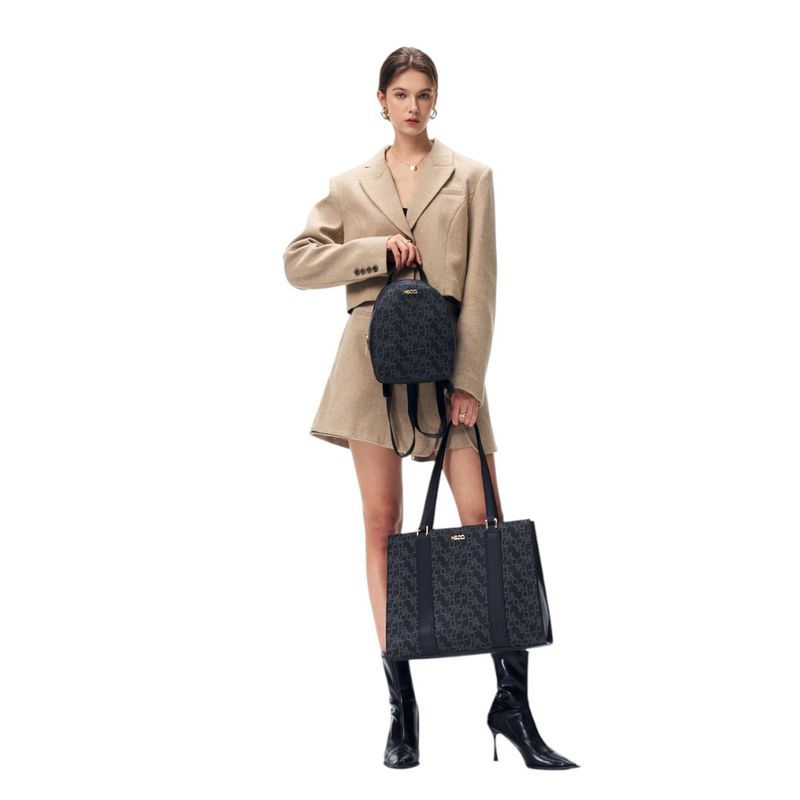 104944038-Duo-de-cartera-tote-y-mochila-H-Co-negro-para-mujer
