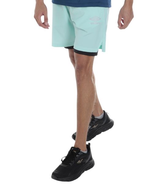 Short deportivo Umbro Running sólido celeste para hombre
