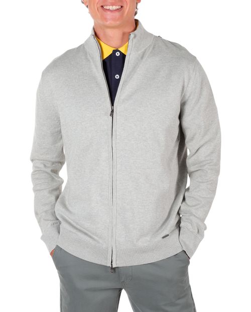 Suéter Puro Ego gris con textura para hombre