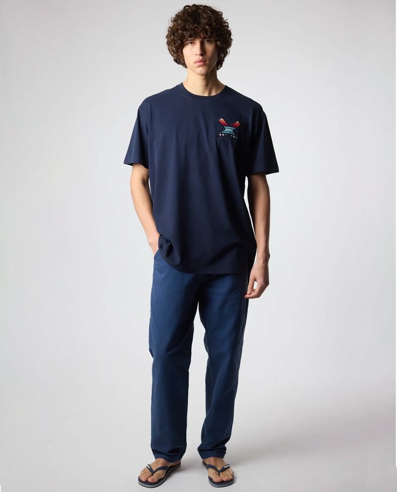 104939124-Camiseta-regular-fit-Blue-banana-navy-bordado--X--para-hombre