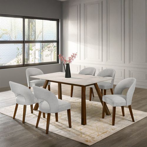 Comedor para 6 personas rectangular Ts Dennis