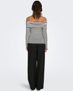 104915159-Blusa-Only-off-shoulder-rayada-manga-larga-para-mujer