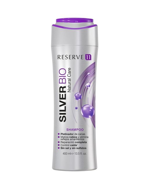 Champú tonificante Reserve 11 Silver Bio Natural Care 400 ml