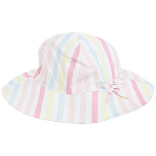 Gorro multicolor a rayas para bebé niña