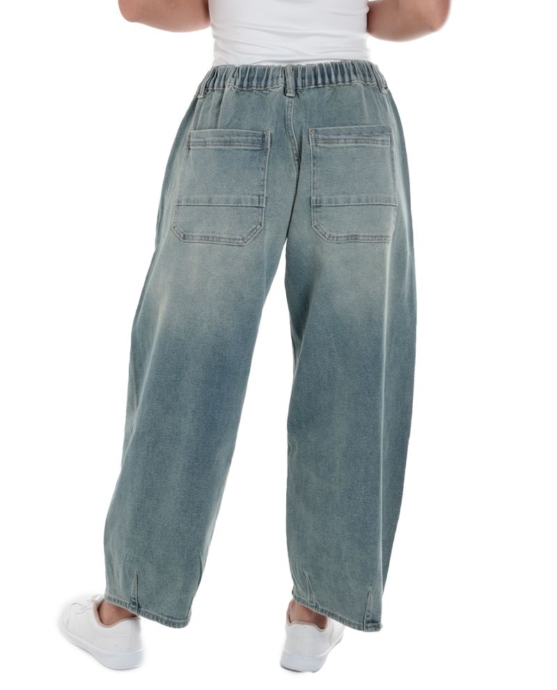 104882574-Jeans-Almost-Famous-wide-leg--azul-de-cintura-alta-para-mujer