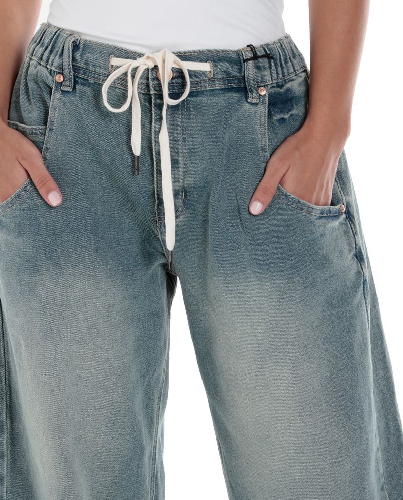 104882574-Jeans-Almost-Famous-wide-leg--azul-de-cintura-alta-para-mujer