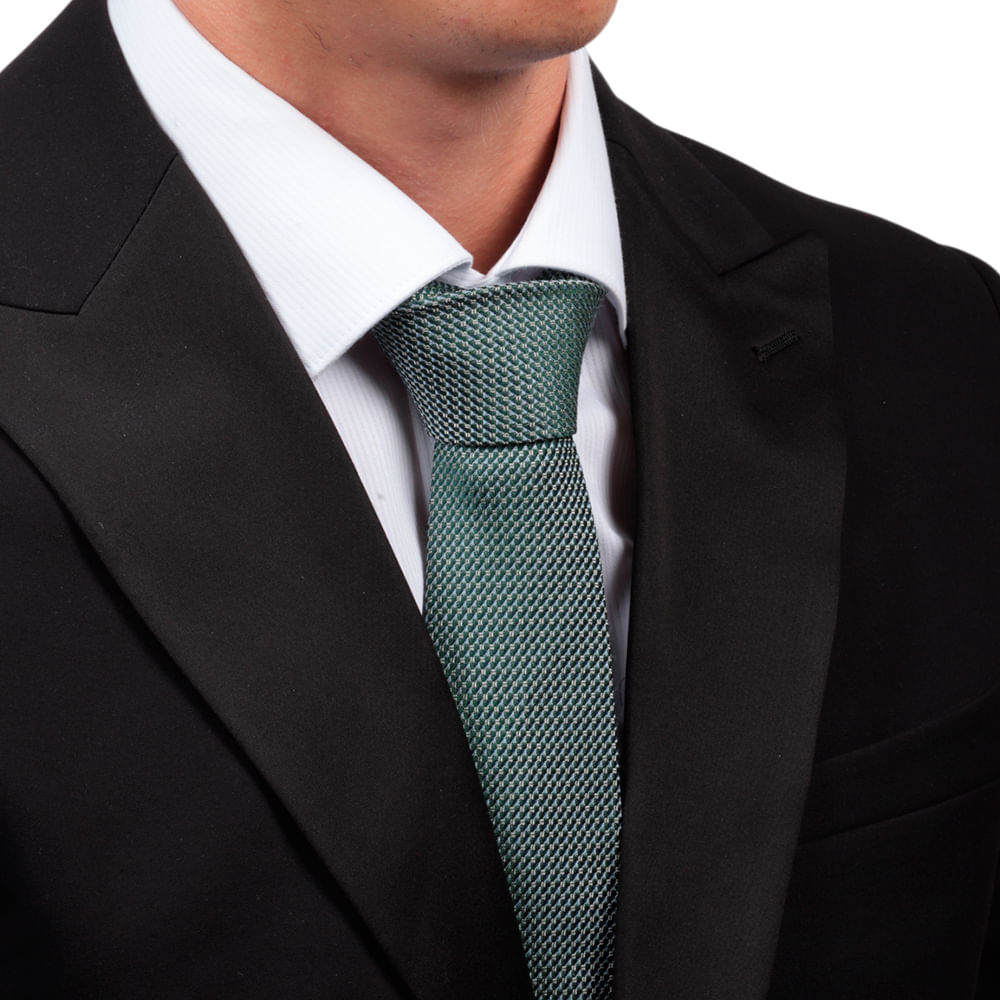 Corbata regular fit Unexpected mini print geométrico para hombre ...