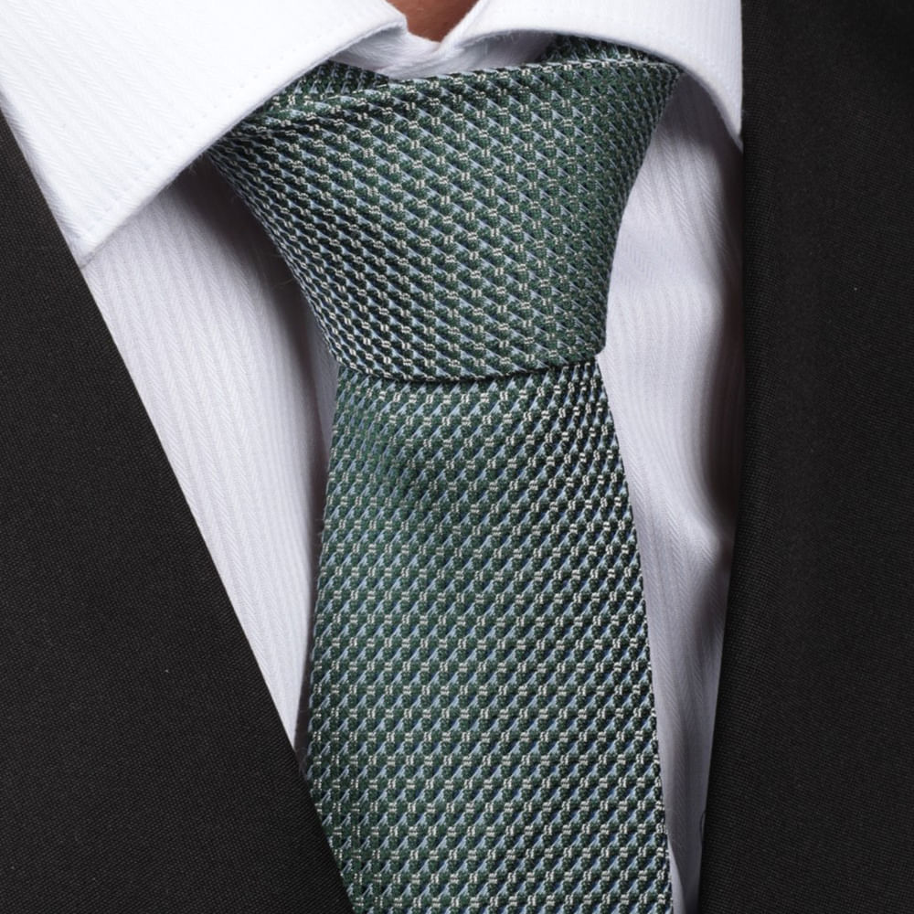Corbata regular fit Unexpected mini print geométrico para hombre ...