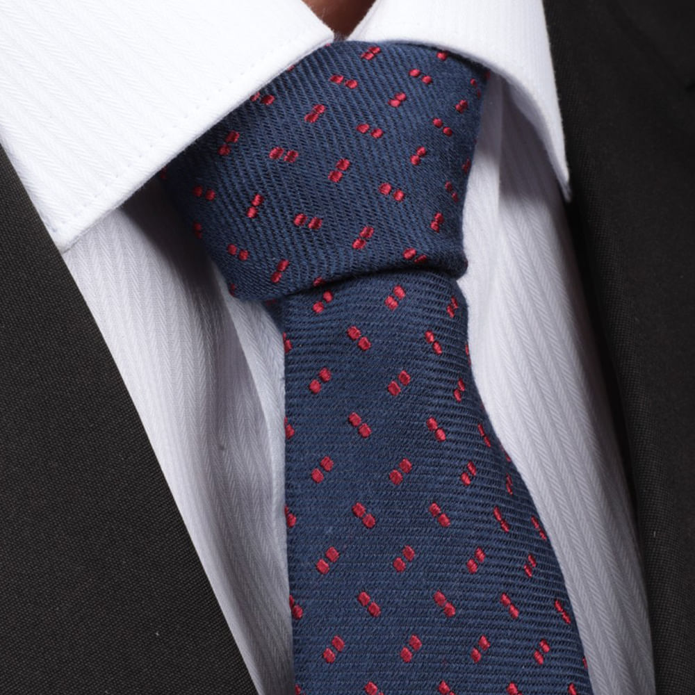 Corbata regular fit Unexpected mini print puntos para hombre - Siman ...