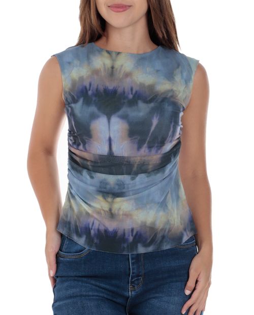 Blusa Unexpected casual sin mangas para mujer