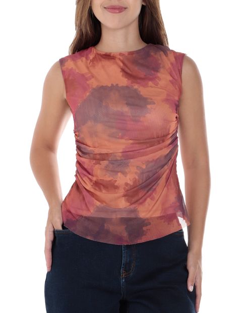 Blusa Unexpected casual sin mangas para mujer