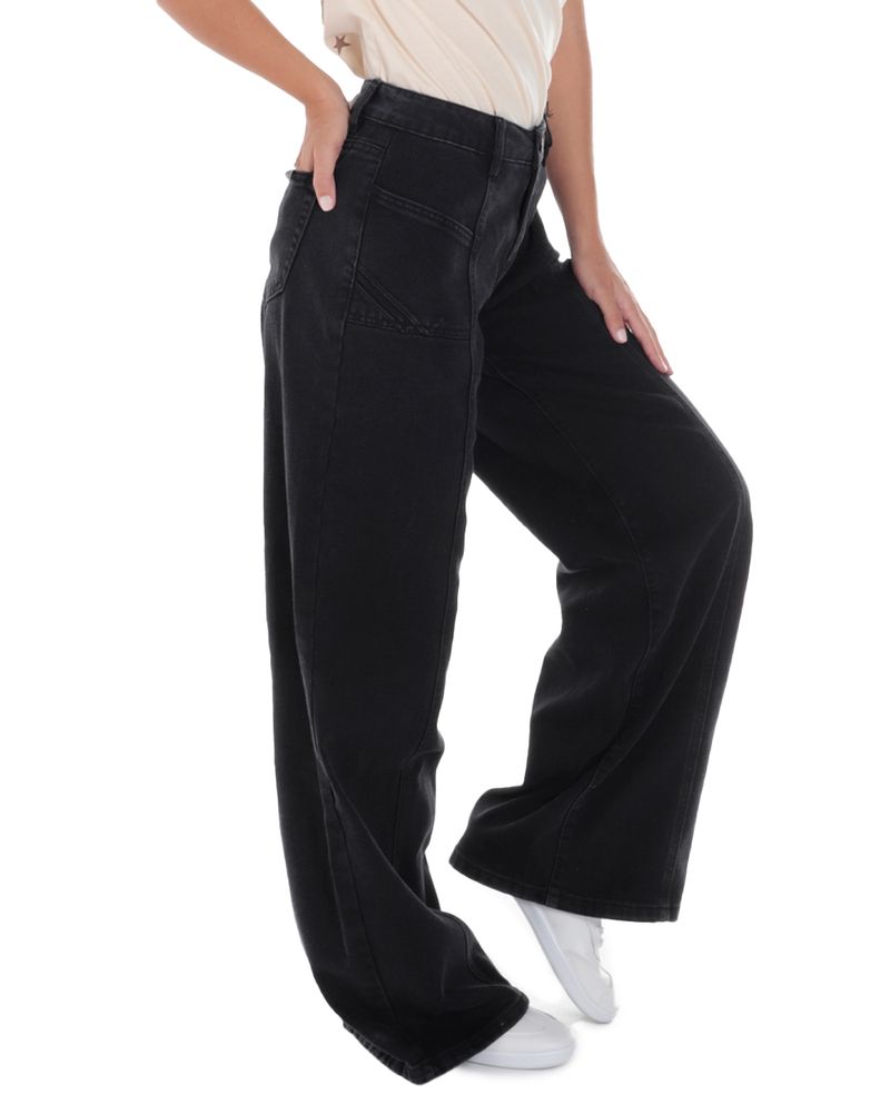 104882578-Jeans-Unexpected-wide-leg-negro-de-cintura-alta-para-mujer