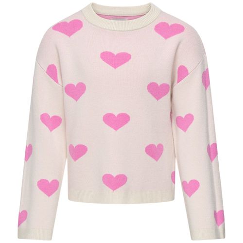 Suéter blanco con estampado para niña