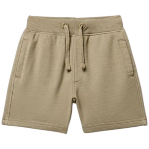 Short beige sólido para niño