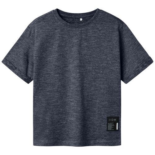 Camiseta azul sólido para niño