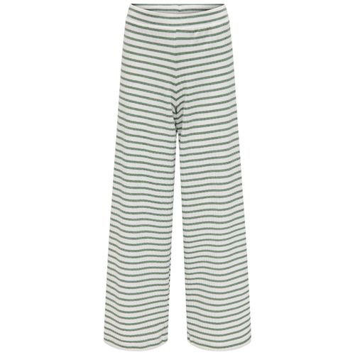 Pantalón bicolor a rayas para niña