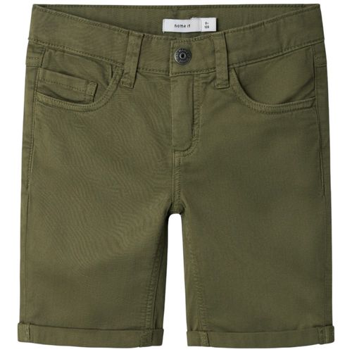 Short verde sólido para niño