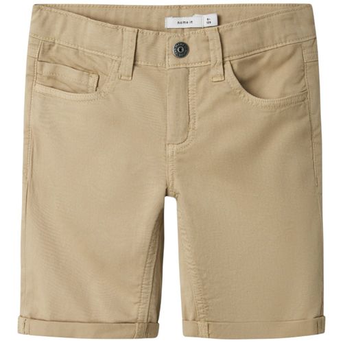 Short beige sólido para niño