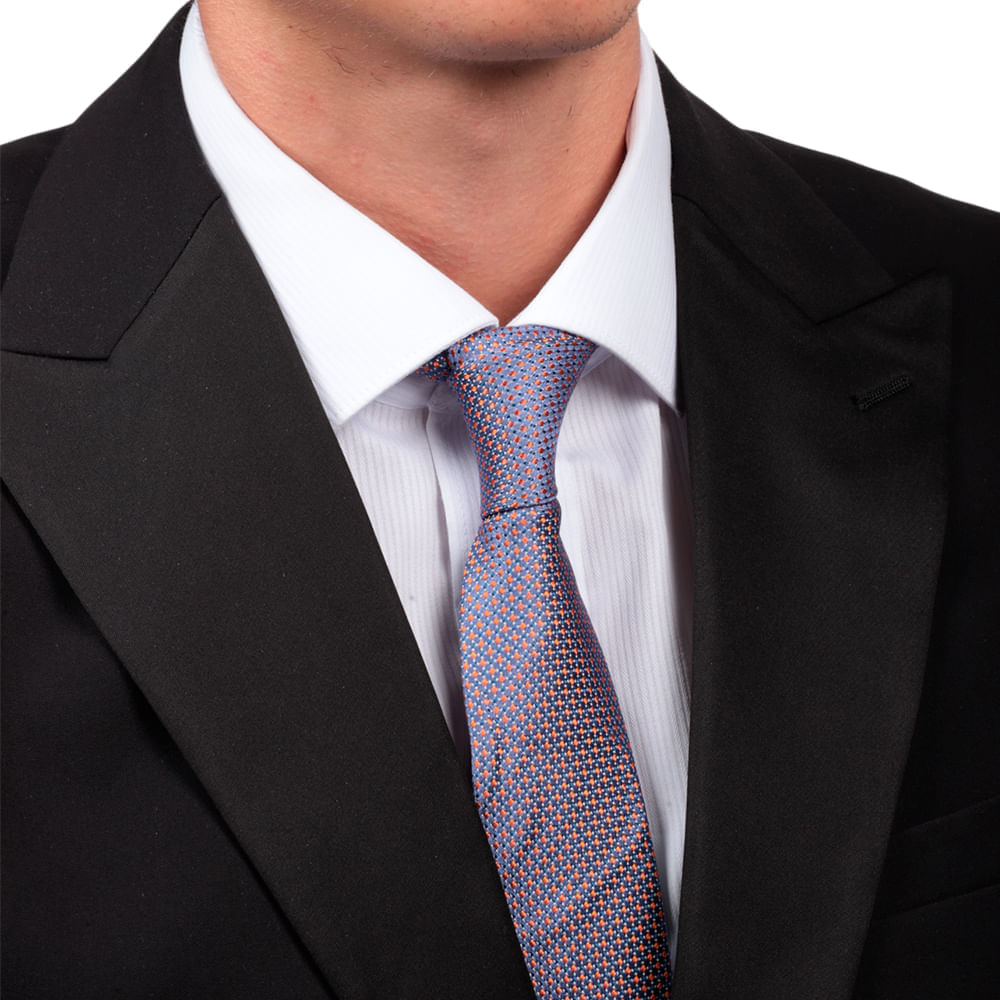 Corbata de seda Unexpected regular fit texturizada para hombre - Siman ...