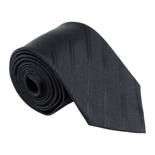Corbata de seda Unexpected regular fit con rayas texturizadas para hombre