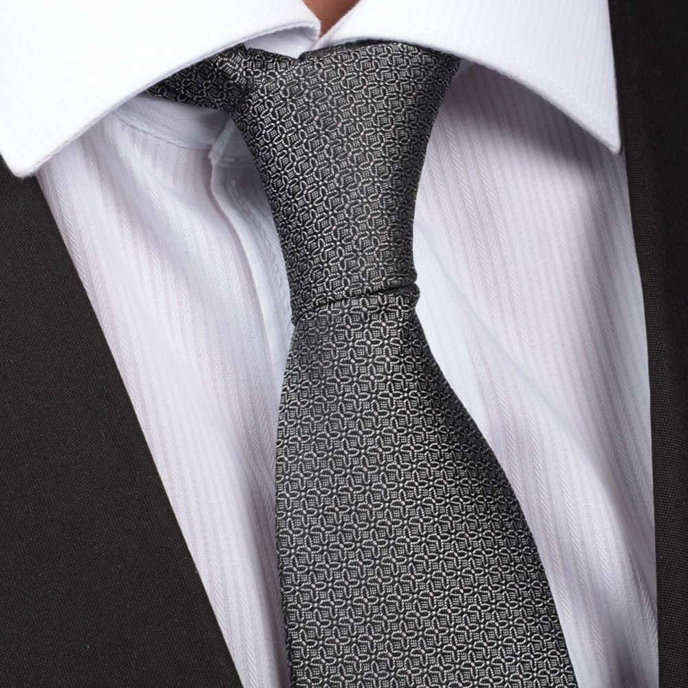 Corbata Unexpected regular fit texturizada con flores para hombre ...