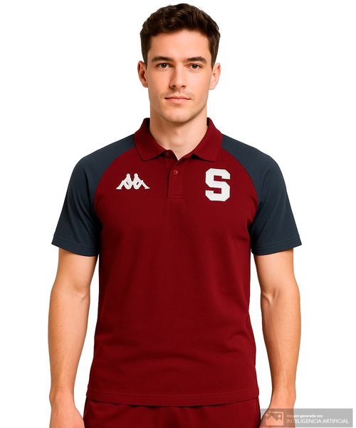 Camiseta deportiva Kappa 2024 tipo polo bicolor para hombre