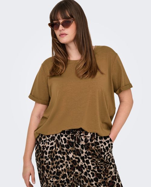 Camiseta Only Carmakoma manga corta para mujer