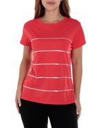104822559-Camiseta-Unexpected-rayada-manga-corta-para-mujer