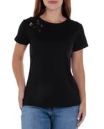 104822568-Camiseta-Unexpected-negra-manga-corta-para-mujer