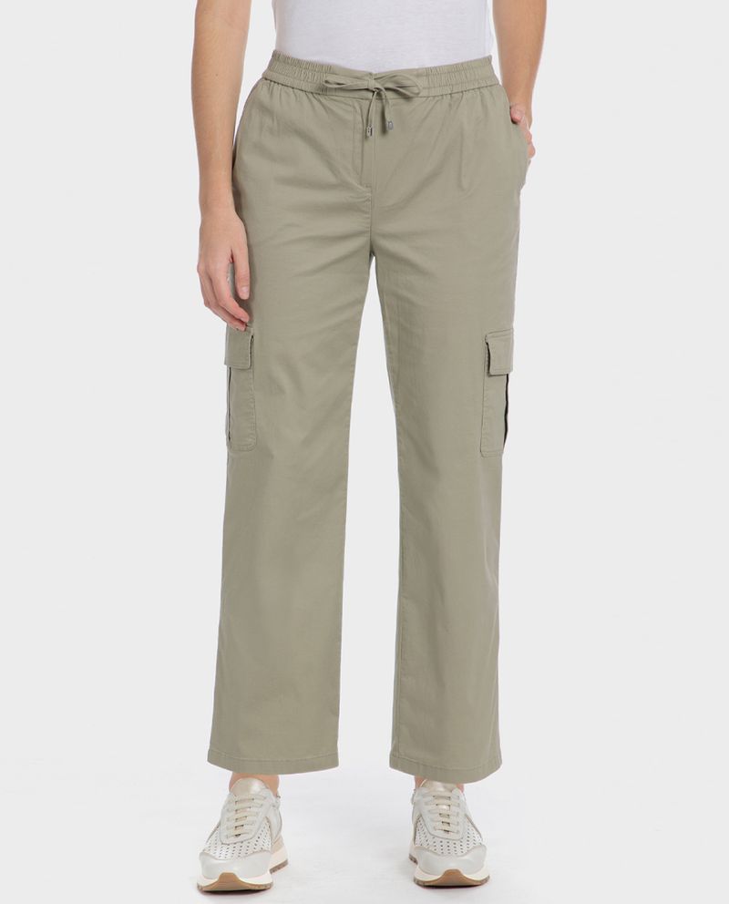 104853482-Pantalon-Punt-Roma-cargo-verde-de-cintura-media-para-mujer