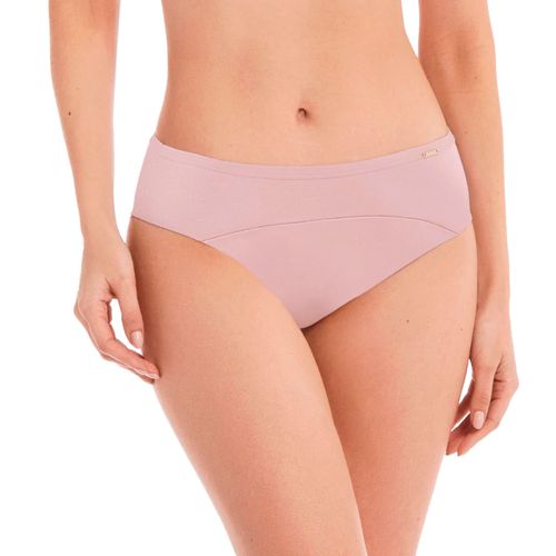 Panti Laura rosada de cintura media para mujer