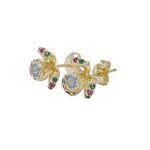 104945907-Aretes-cortos-de-enchape-de-oro-para-mujer