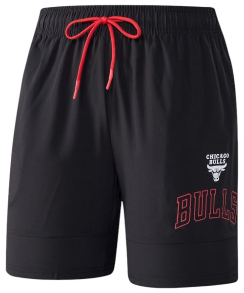 Short deportivo NBA Chicago Bulls negro estampado para hombre