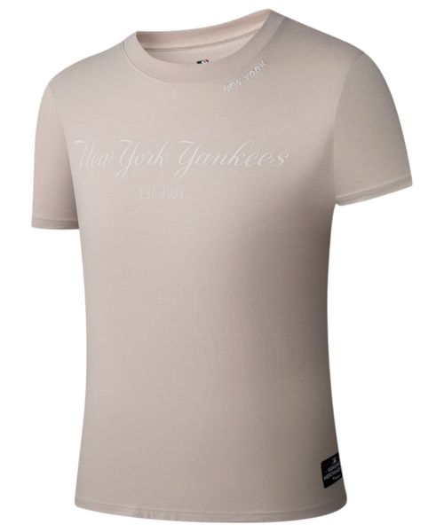Camiseta deportiva MLB Yankees beige estampada para hombre