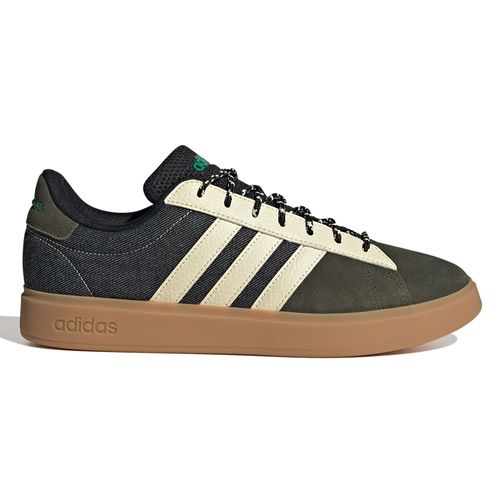 Zapato deportivo casual Adidas Grand Court negro para hombre