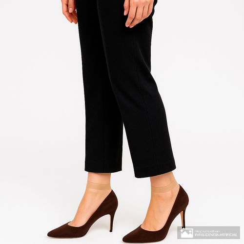 Calcentines tipo medias Mariana beige para mujer