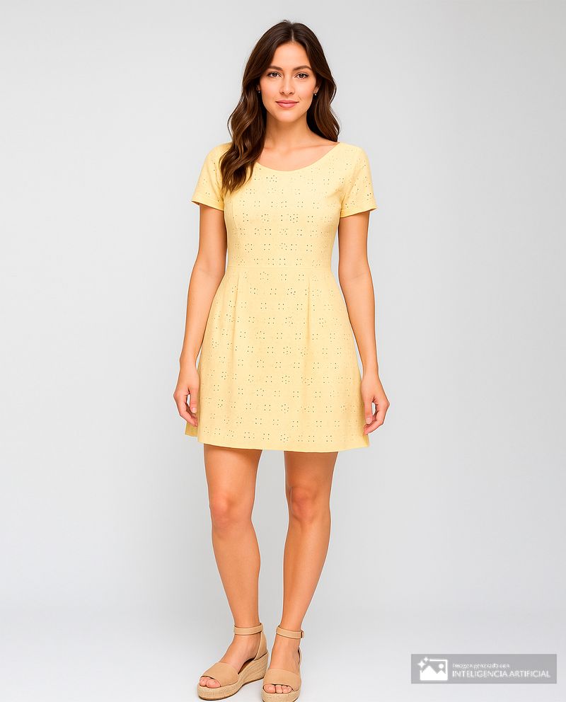 104794962-Vestido-Connected-Apparel-casual-amarillo-mangas-cortas-para-mujer