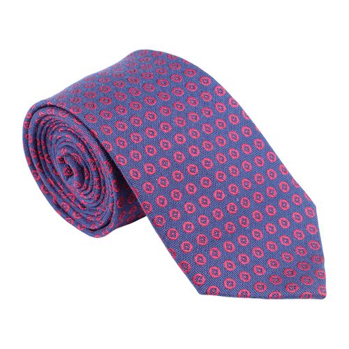 Corbata regular fit Unexpected mini print geométrico para hombre