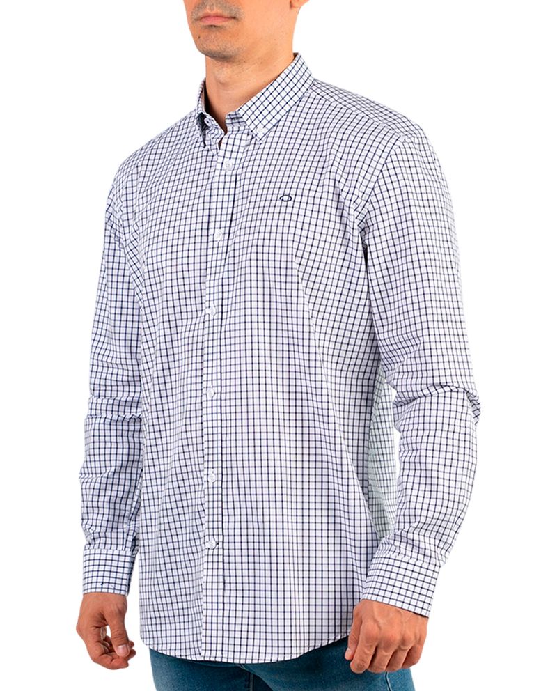 104923493-Camisa-casual-Oscar-de-la-Renta-regular-fit-azul-cuadriculado-para-hombre
