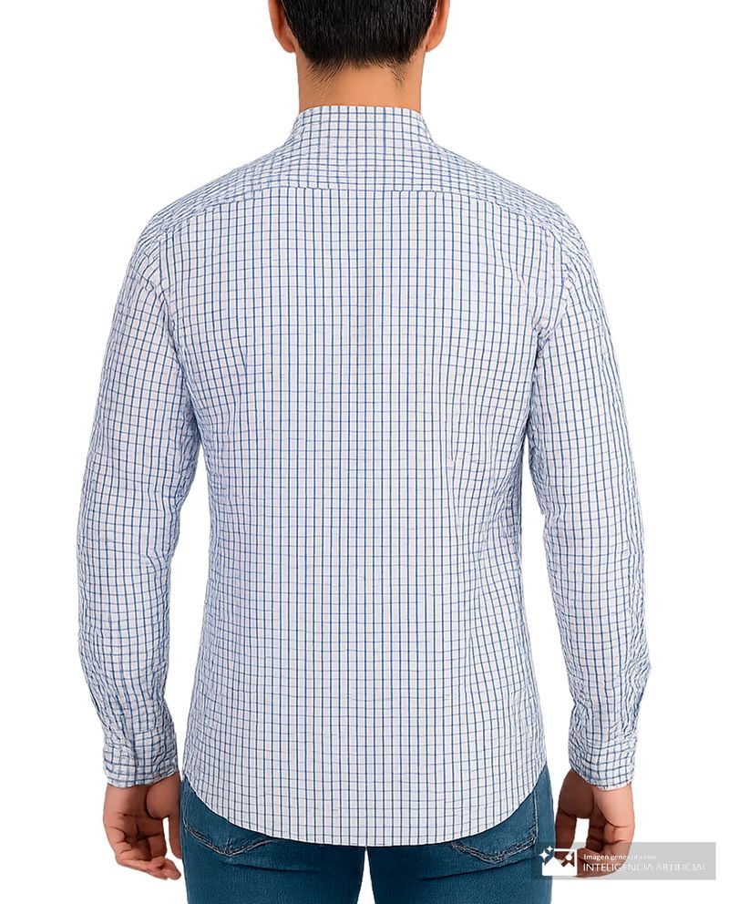 104923493-Camisa-casual-Oscar-de-la-Renta-regular-fit-azul-cuadriculado-para-hombre