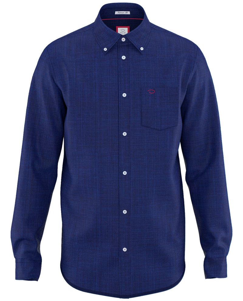 104880590-Camisa-casual-Oscar-de-la-Renta-tailored-fit-azul-heather-para-hombre