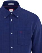 104880590-Camisa-casual-Oscar-de-la-Renta-tailored-fit-azul-heather-para-hombre