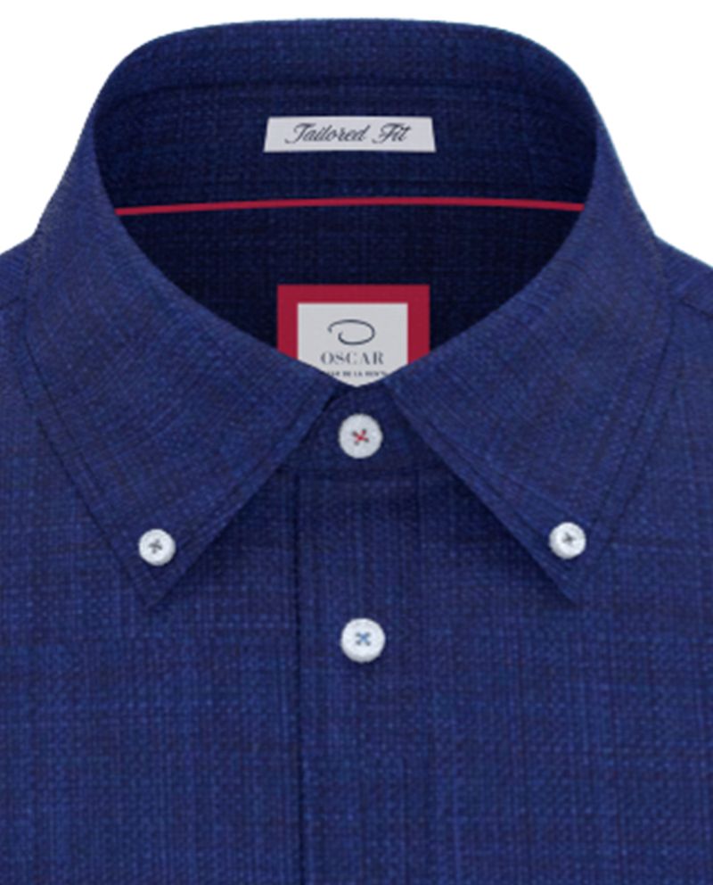 104880590-Camisa-casual-Oscar-de-la-Renta-tailored-fit-azul-heather-para-hombre