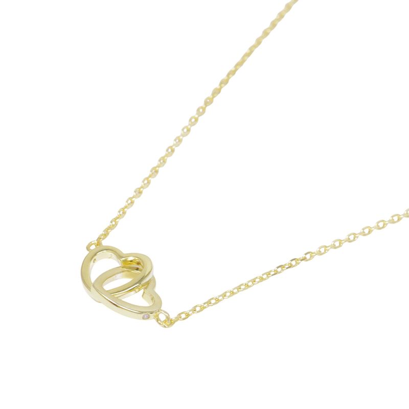 104834955-Collar-con-dije-de-corazones-de-plata-en-baño-de-oro-1mm-18--para-mujer
