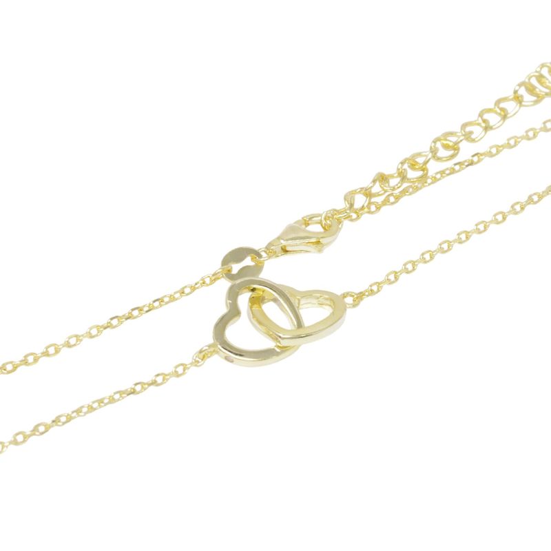 104834955-Collar-con-dije-de-corazones-de-plata-en-baño-de-oro-1mm-18--para-mujer