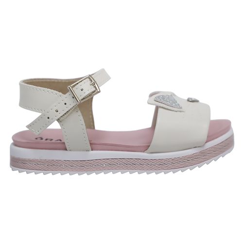 Sandalia casual Orange blanca para niña bebé