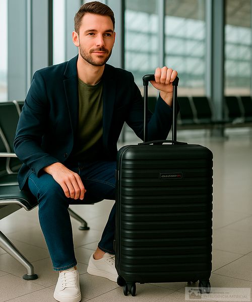 Maleta mediana Swissbrand Dublín negra