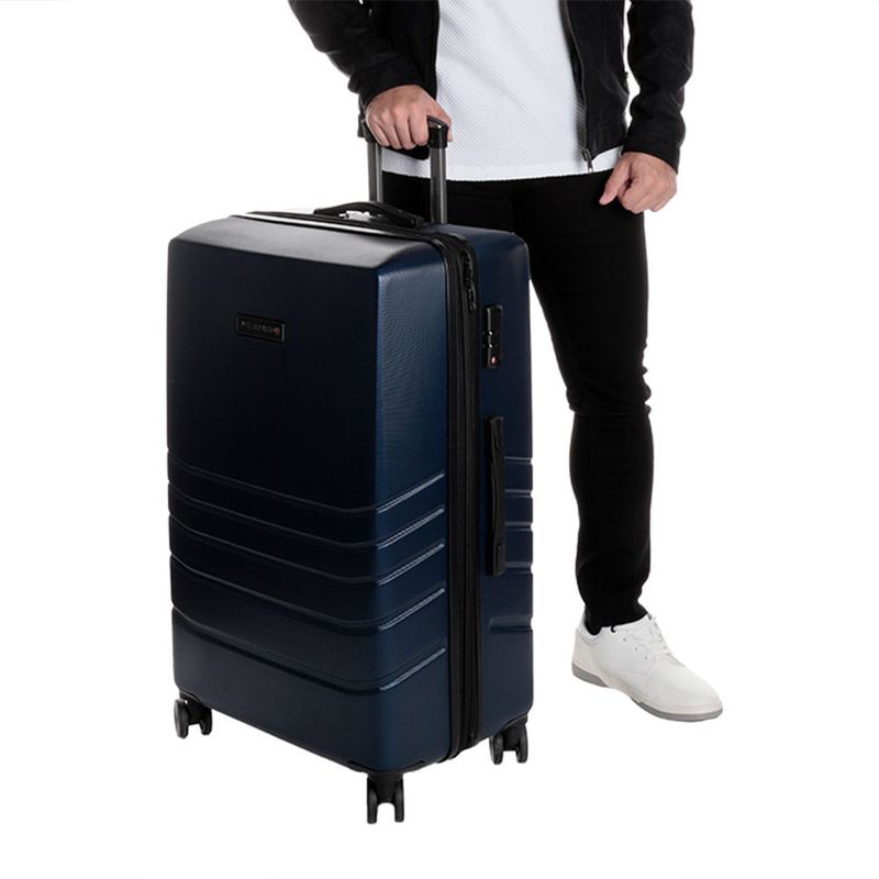 Maleta Swissbrand grande clark azul navy - Siman Costa Rica